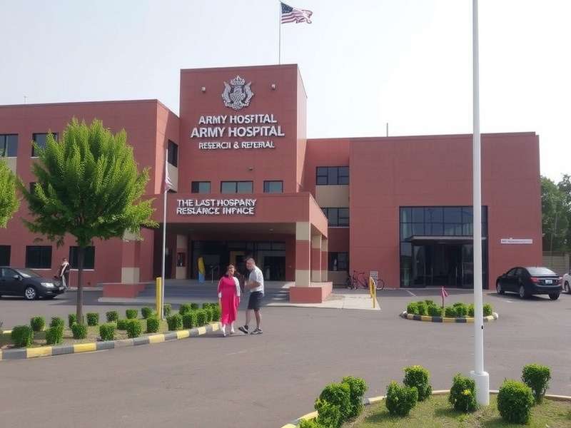 Army Hospital Research & Referral building exterior